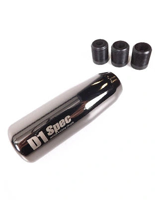 D1 Spec 6 Speed Shift Knob – Black Chrome Steel Universal Fit