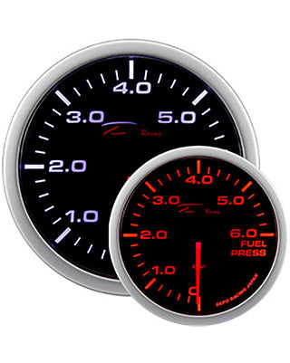Depo Racing WA Series Fuel Pressure Gauge – 52mm (Black)