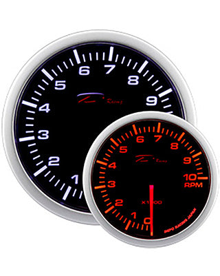 Depo Racing WA Series Tachometer – 52mm (Black)
