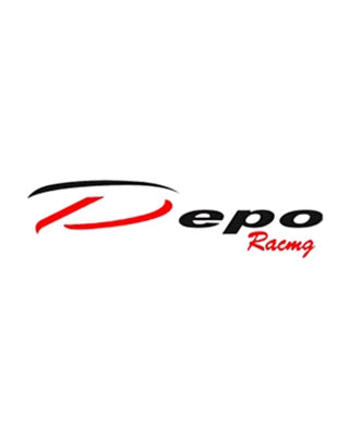 Depo Racing Gauge Dual View Series Black 52mm Tachometer
