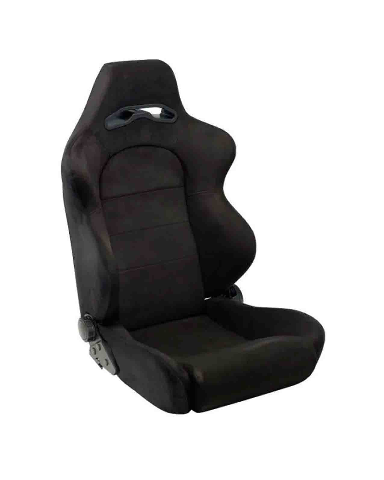 SK-Import Adjustable Seat – C Style Black Textile