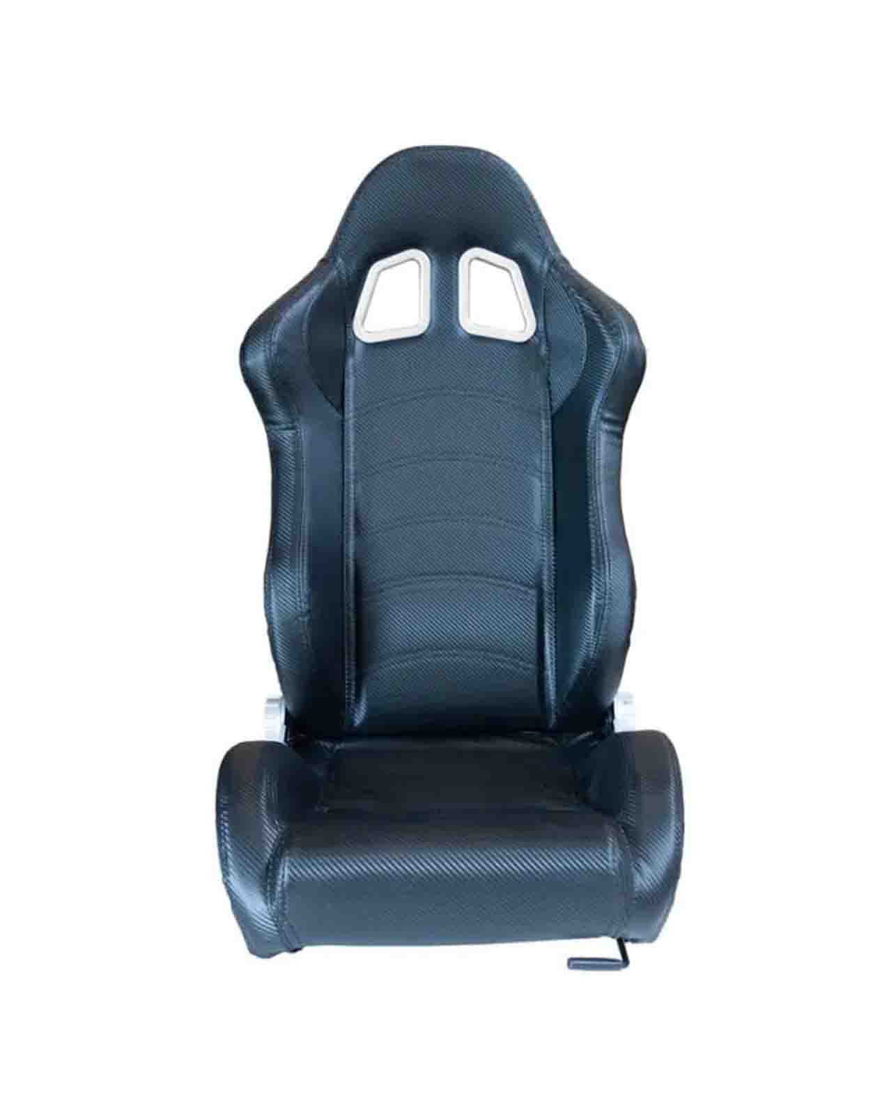 SK-Import Adjustable Seat – DS Style | Black Carbon Synthetic Leather