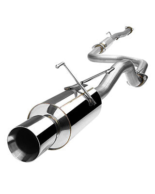 SK-Import Cat-back System Rolled Tip 57mm Stainless Steel Honda Civic EG EK Sedan Coupe