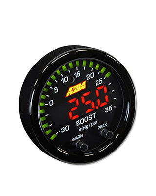 AEM Boost Gauge 52mm Digital -30in/HG 35PSI/2.5BAR