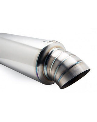 Blox Racing Rear Universal Muffler – Turndown Stainless Steel