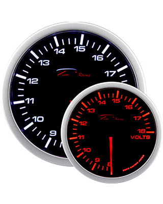 Depo Racing WA Series Voltage Gauge – 52mm (Black)