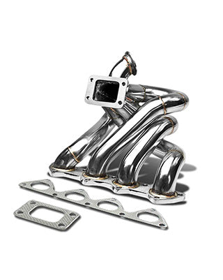 J2 Engineering Turbo Manifold T3/T4 Stainless Steel – Honda Civic / Integra (B-Series)