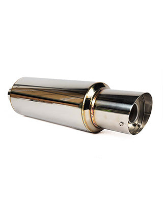 M2 Motorsport Universal Muffler – Polished 76mm