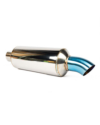M2 Motorsport Universal Muffler – Toda Style Polished 63.5mm