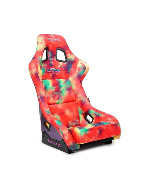 NRG Innovations Bucket Seat Ultra Series Tie Dye Style Satin