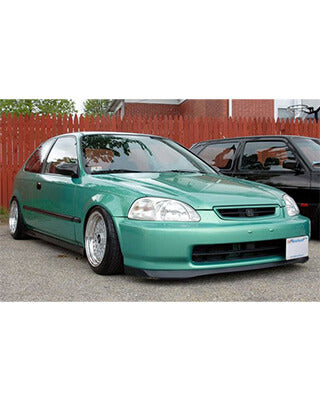 PU Design Front Bumper Lip SIR Style – Black Polyurethane – Honda Civic EK pre facelift