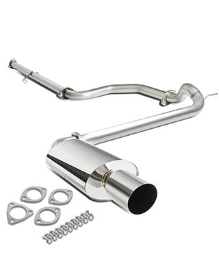 SK-Import Cat-back System 57mm Stainless Steel Honda Civic ED/EF Sedan