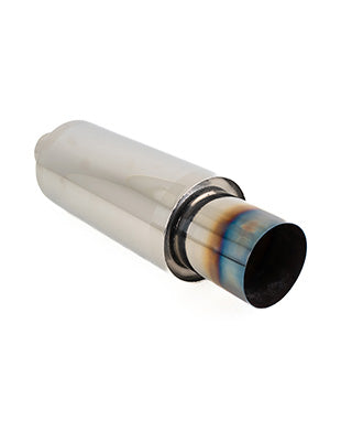 SK-Import Universal Rear Muffler – Burnt Tip 63mm