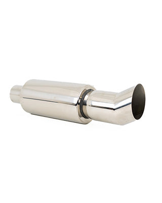 SK-Import Rear Universal Muffler – DTM Style 60mm Stainless Steel