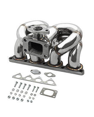 SK-Import Turbo Manifold RAM Horn Stainless Steel – Honda Civic / CRX / Del Sol (D15/D16)
