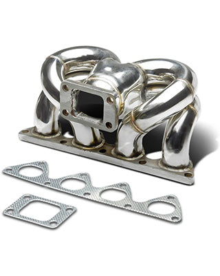 SK-Import Turbo Manifold Ram Horn Stainless Steel – Honda Civic / CRX / Del Sol (T3 Flange)