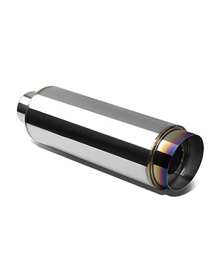 SK-Import Universal Muffler – 114mm Tip, Stainless Steel