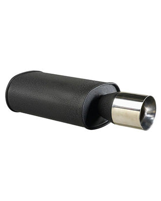 SK-Import Universal Muffler – Sport Round Black 63.5mm