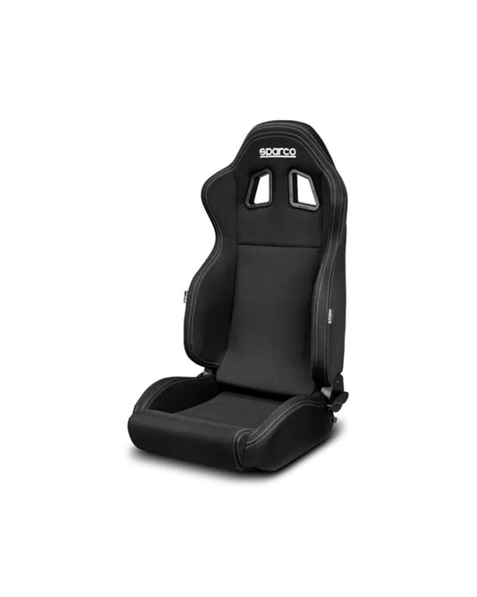 Sparco Adjustable Seat R100 MY22 Black Textile