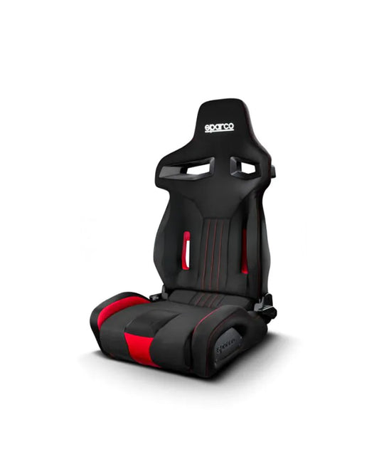 Sparco Adjustable Seat R333 Red Cross Stitching Red Textile